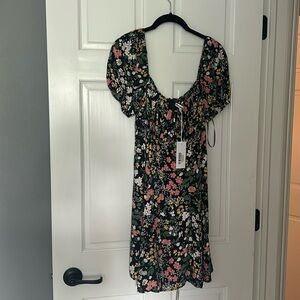 Floral Reformation mini dress